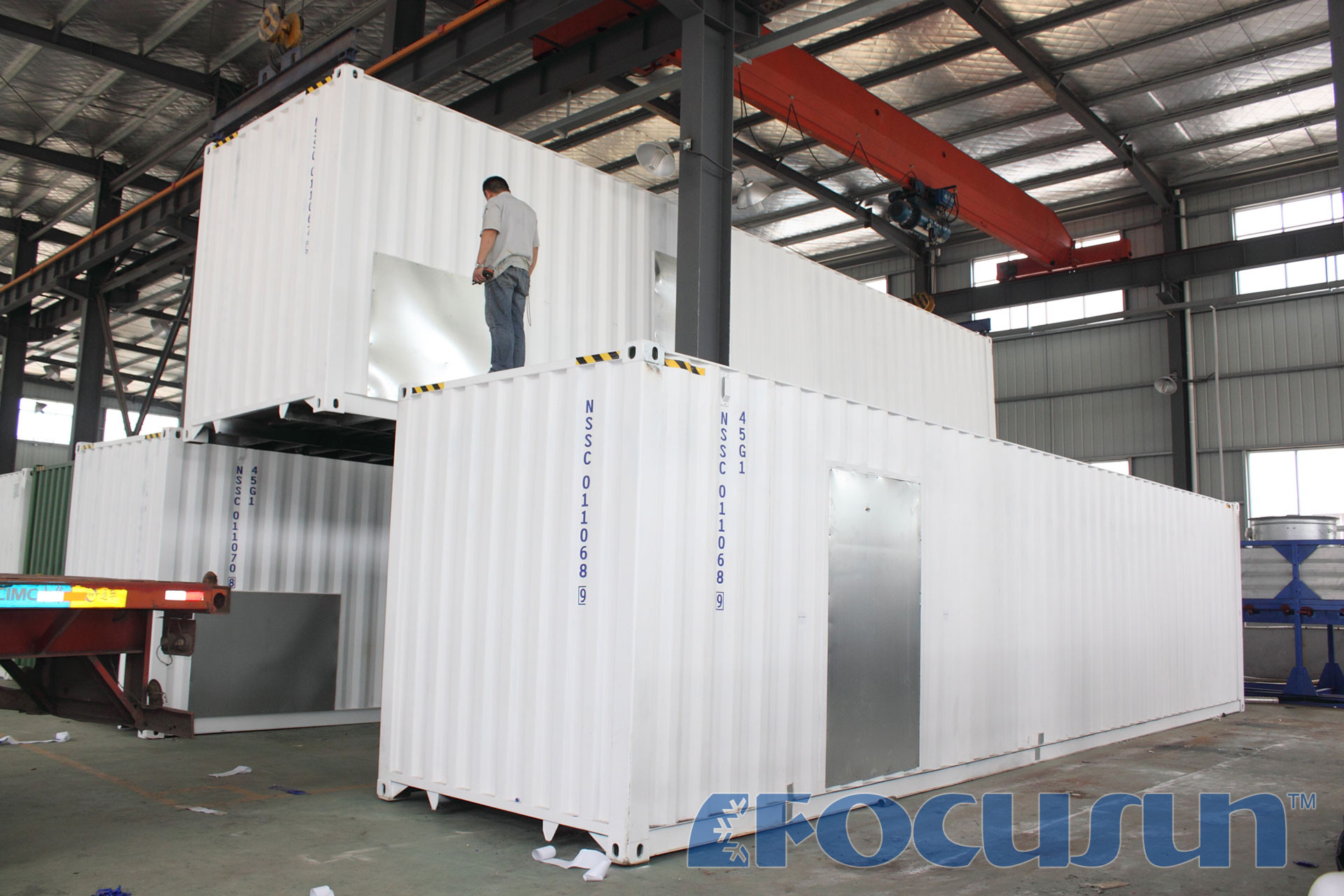 Buy Containerized flake ice machine FIF-120WC Factory, Manufacturer & Supplier - Image 2