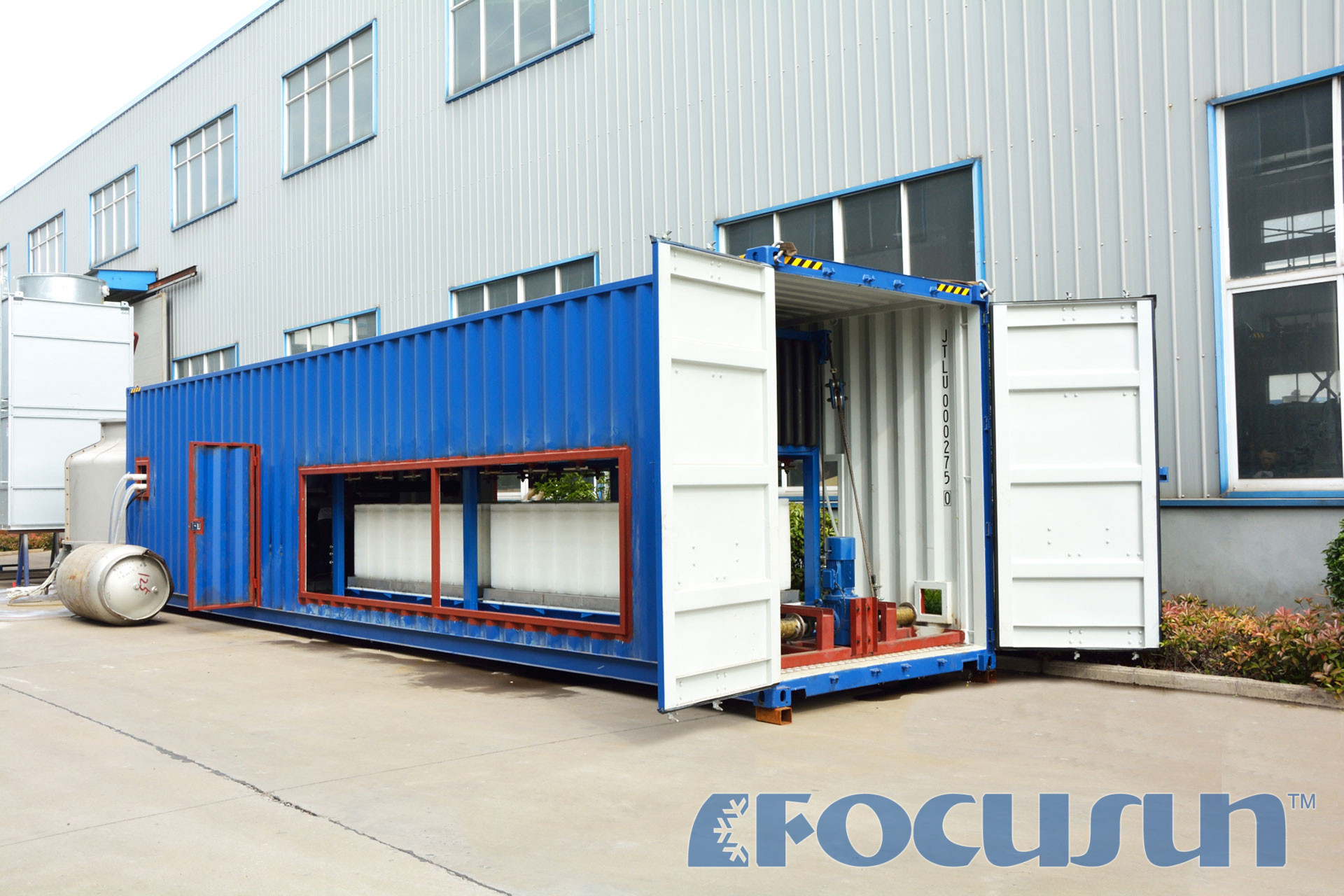 Buy Containerized direct block ice machine FIB-100DC Factory, Manufacturer & Supplier