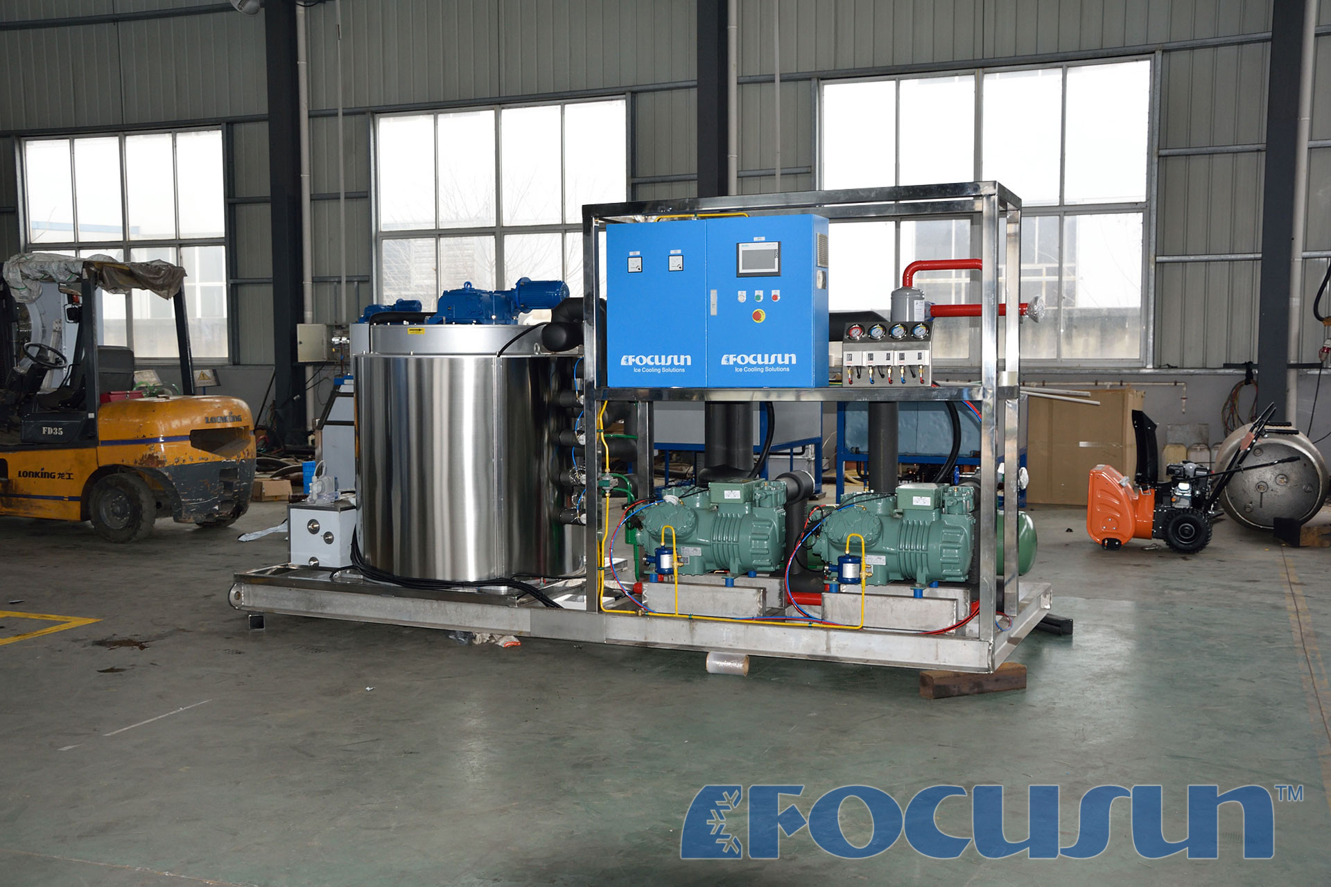 Buy Land seawater flake ice machine FIF-100WB Factory, Manufacturer & Supplier - Image 3