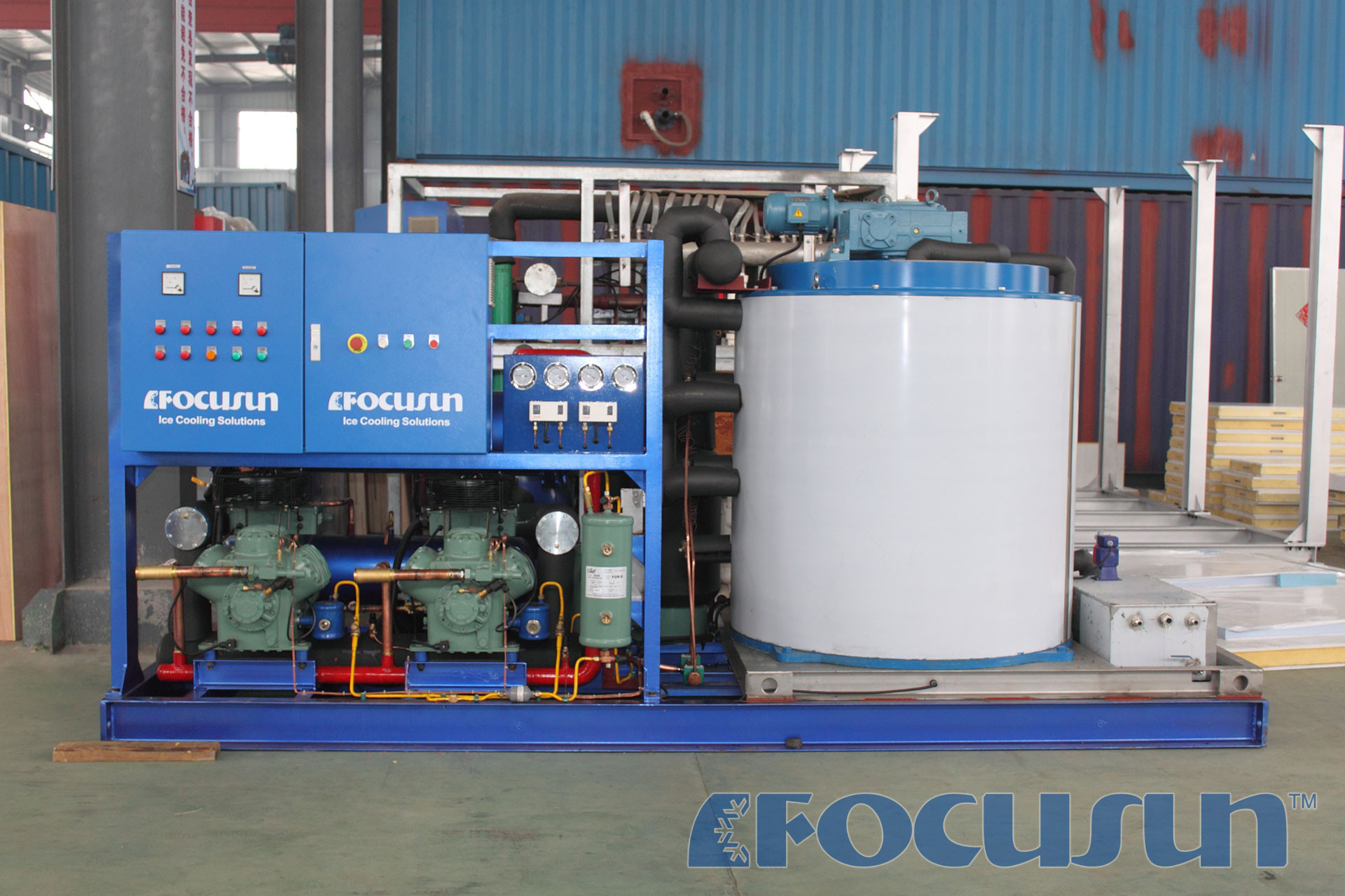 Buy Land seawater flake ice machine FIF-80WB Factory, Manufacturer & Supplier