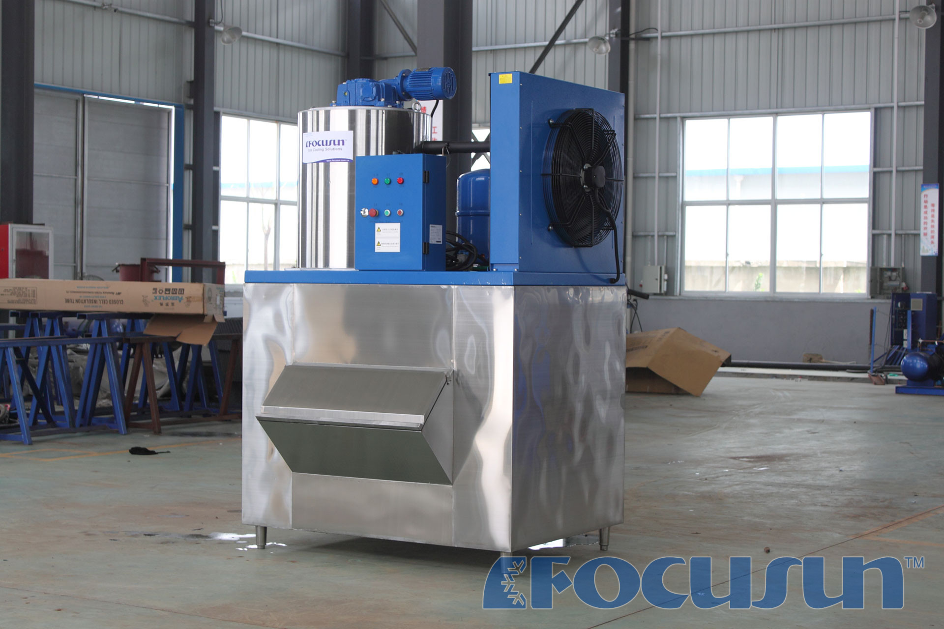 Buy Marine seawater flake ice machine FIF-20MB Factory, Manufacturer & Supplier - Image 2