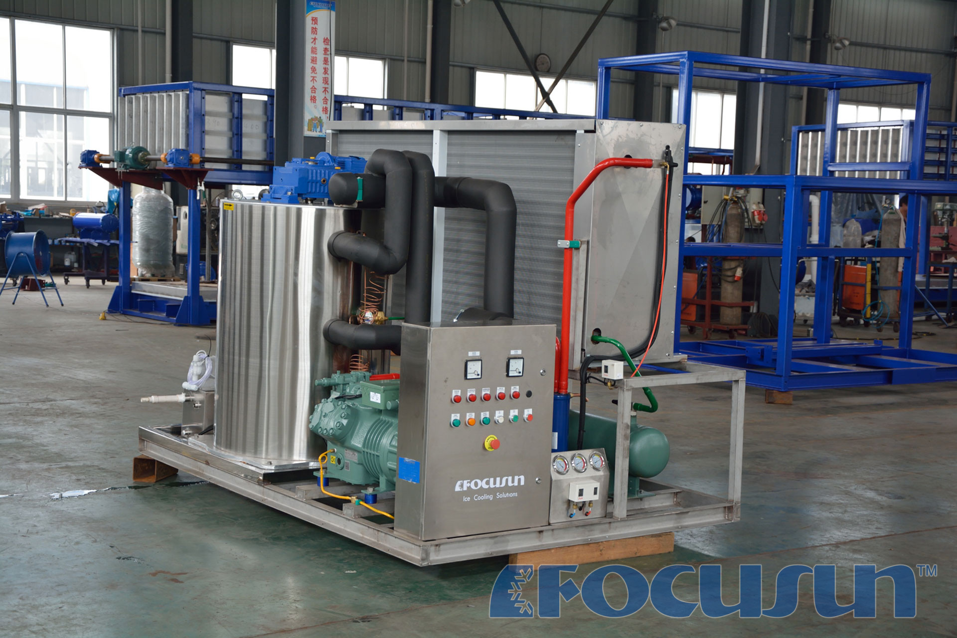 Buy Marine seawater flake ice machine FIF-60MB Factory, Manufacturer & Supplier - Image 2